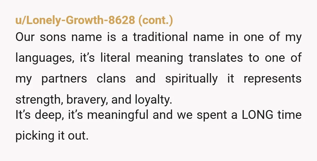 u/RevelArchitect NTA. People on that sub often need a reminder that their own cultural ignorance doesn’t make a name a Tragedeigh.