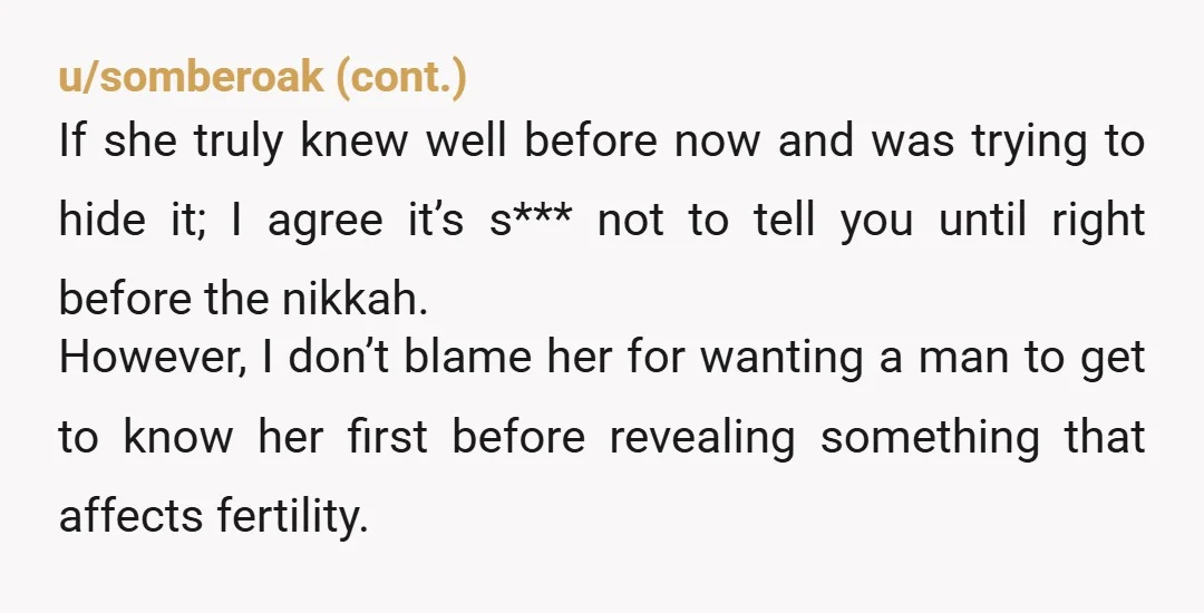 u/badlilbishh And this is why people shouldn’t rush into marriages. You haven’t even been together a whole year yet…what’s the rush??