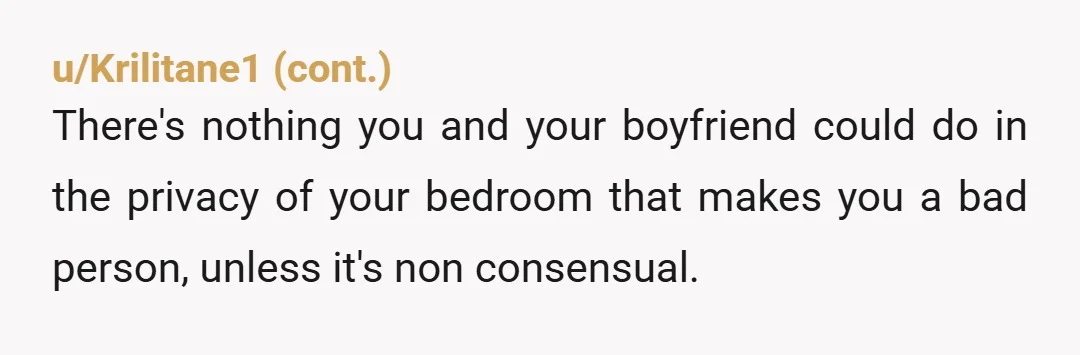 u/No_Control8031 NTA. There comes a point where there is no recovering a relationship with a family member, including parents, and when they call you sinful because you’re sleeping in the...