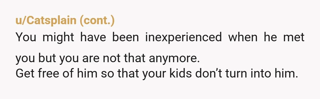 u/Kim_Smoltz_ This has to be fake, right? The age difference, the obvious abuse, it's like Reddit bait.