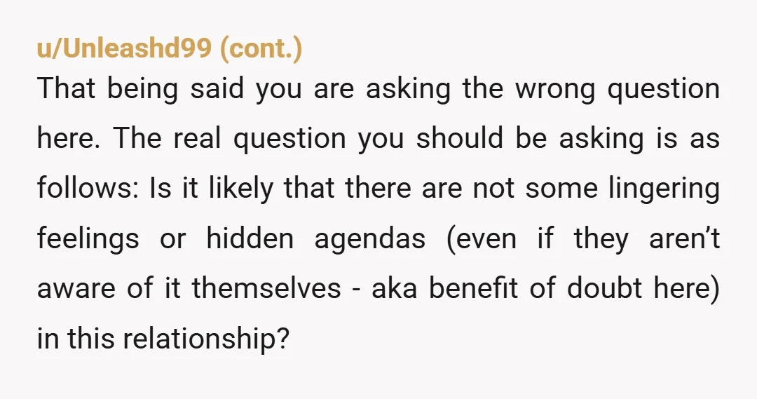 u/No_Cheerios3813 Sounds like they are in a relationship, not you ma’am. How do they even know each other?