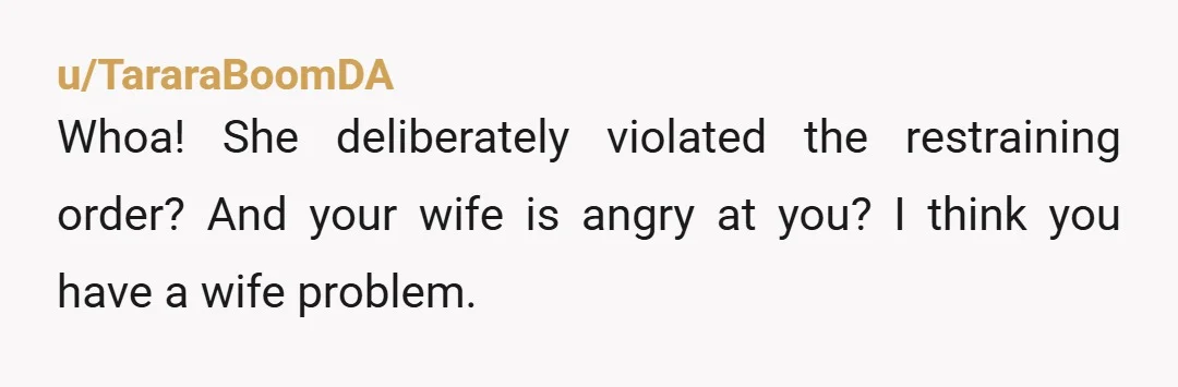 u/W0nderingMe
Your wife is almost as crazy as your ex.
NTAH