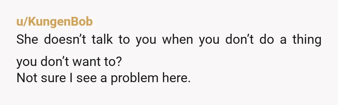 u/Mighty_Muppet
Yes, if old lady needs help from a community member, your MIL needs to talk to her son.
You are not involved in this.
