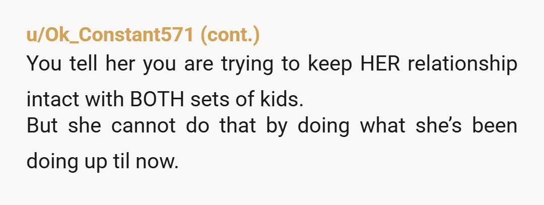 u/Dawn_Venture Just start taking your kids to your parent's house on her custody time. If you don't want to seperate and divorce, just start doing it. Make sure anything your...