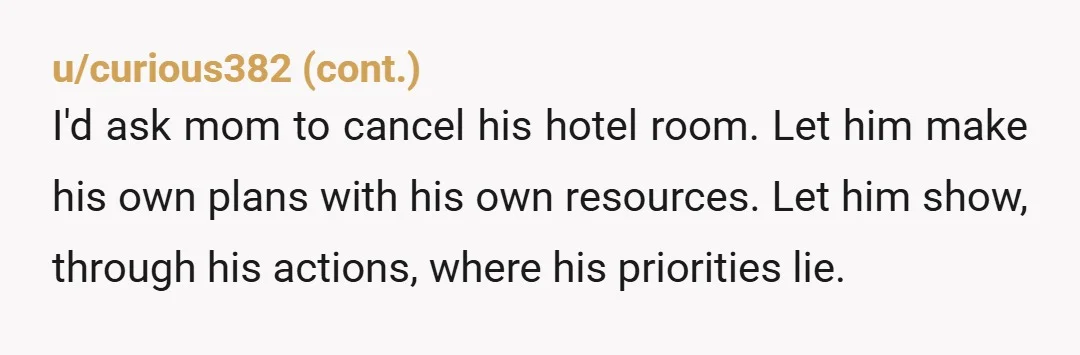 u/BoudiccasJustice NTA. Your dad sucks. It’s one day, one weekend, that should only be about celebrating you, and he can’t possibly do that without his emotional support gf?! He’s self-centered...