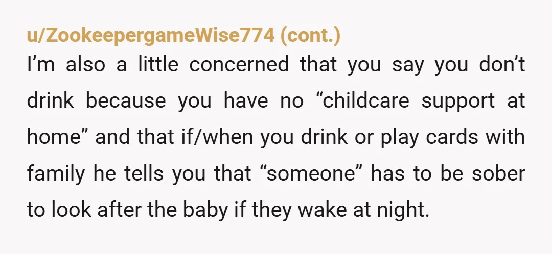 u/Kind-Plate-2351 NTA - sounds like your husband either doesn’t like sharing you or is not used to being a caregiver and prefers you taking care of him and no one...