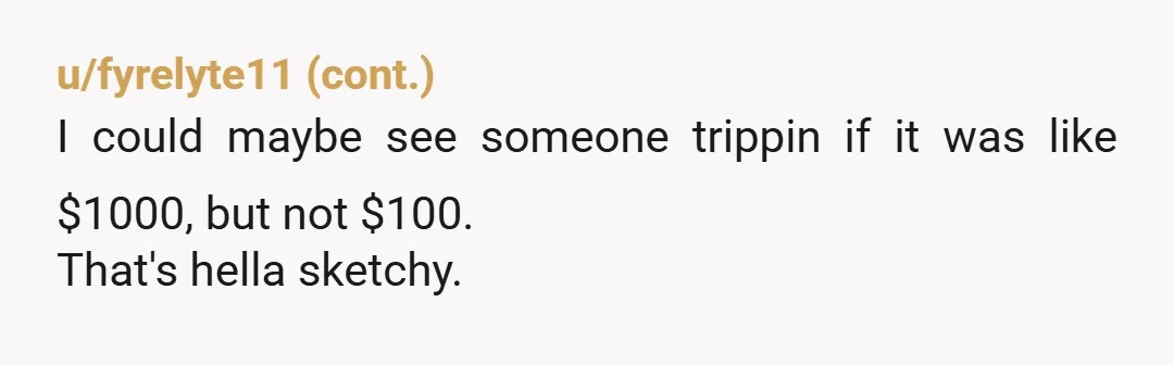 u/habitsofwaste Honestly, I’m more concerned about this opportunity you’re pursuing. It sounds sketchy that they didn’t line this up for you. Is it legit? As for her, was she really...