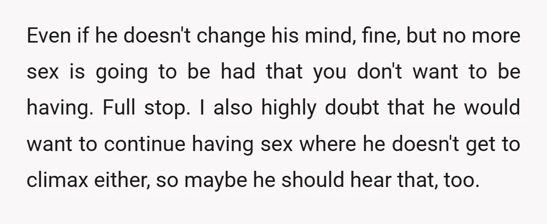 u/Valuable-Chemistry-6
What are his reasons? “Not comfortable” what does that mean?