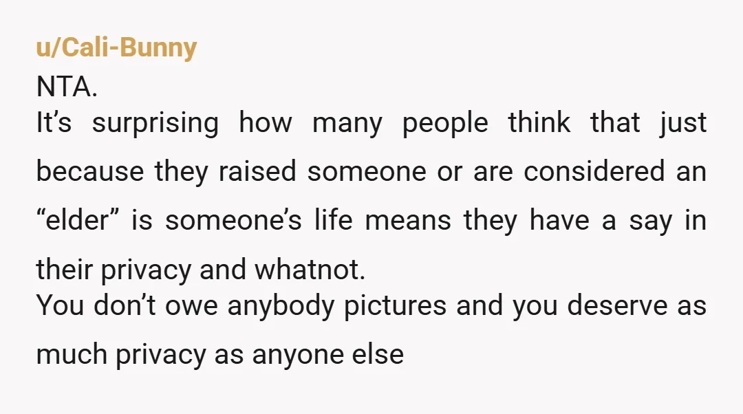 u/ReadMeDrMemory
NTA.
You don't deserve such disrespect.
Your mother doesn't deserve your caring so much about her AH behavior.