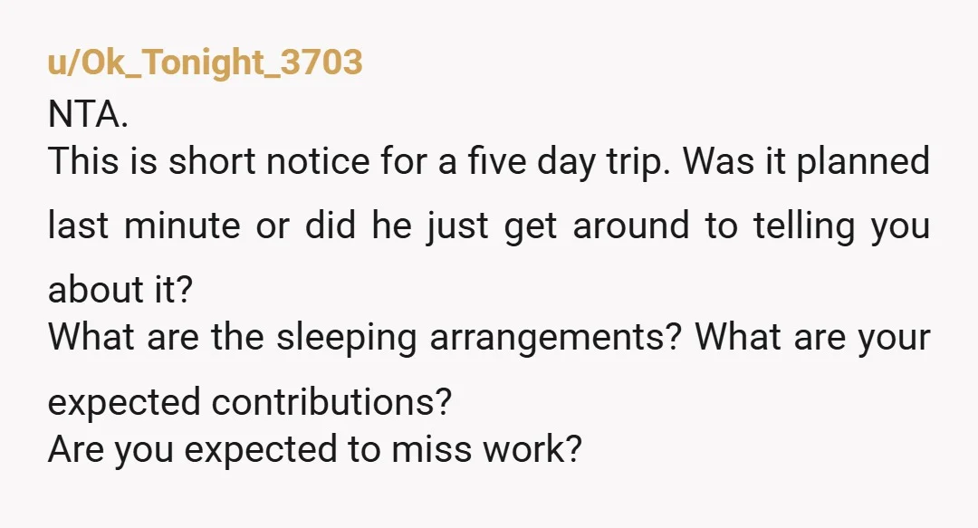 u/KitchenLevel8962 NTA. You already had an event planned. If he wanted you to attend, then why didn't he check in with you before he and stepmom made the reservation? That...