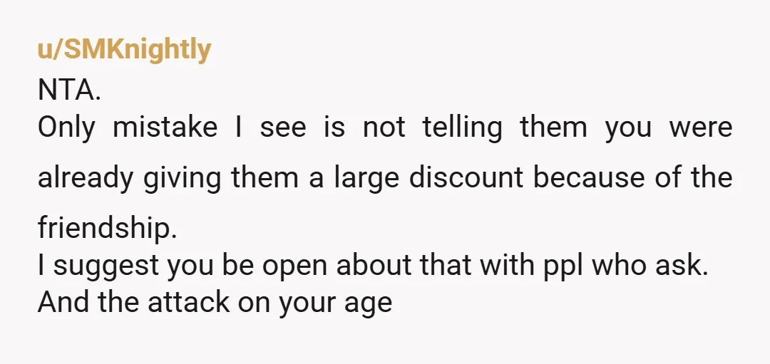 u/buckeye-person
What I once told someone when I worked commission and was asked to lower it. "Drop your paycheck off to me on Friday, and I will consider it."