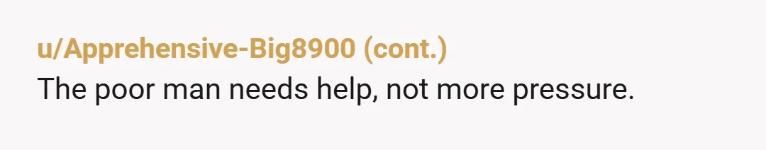u/Filmlovinggal YTA. It's a tough situation, but you come off as extremely cold and heartless. My partner considers my parents his parents and would do his damnedest to be supportive...