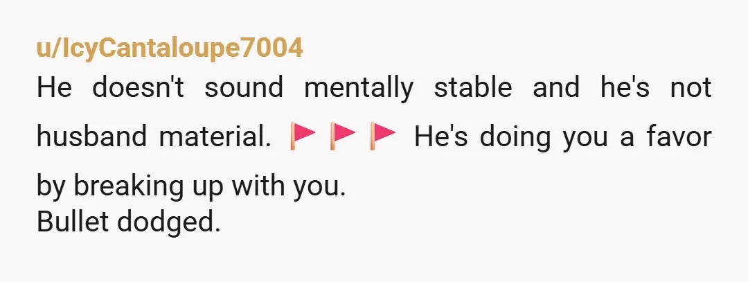 u/olneyvideo Why would you call out of work? Shoulda told him to leave the keys on the kitchen table and take care. He doesn’t sound mature/stable and you don’t need...