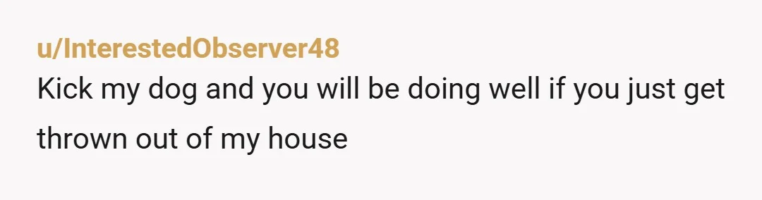 u/irenehollimon
NTA
Animal cruelty would be a deal breaker for me too.
I’d also be afraid of what she could to the toddler if they got in her way.