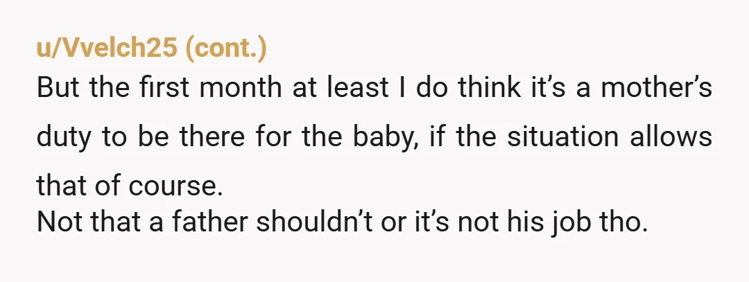 u/emj90 I'm with you, I had a c section so OH needed to help me more initially. As soon as I could I was doing it on my own at...