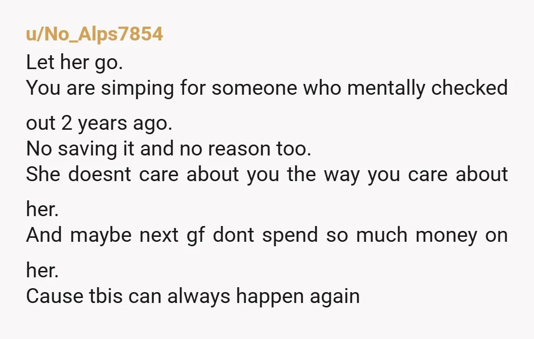 u/Accurate-Figure-7914
Thevsame with my ex wife, she wanted Divorce, 2 days later she f*** her co worker and get prägnant 2 month later.
Im Glad im not him.