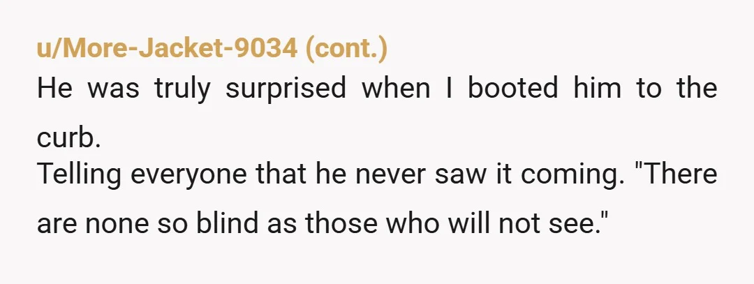 u/No-Carry4971 You're not wrong. Anyone should understand that a husband and wife need a home of their own. You expressed and explained the problem to your wife for years. She...