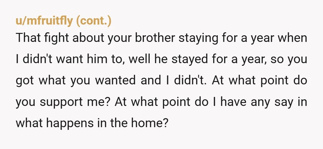 u/NHFNCFRE Why in the ever-loving hell do you need four extra people to care for one tiny baby?!? At this point, I’d be moving out to live on my own...