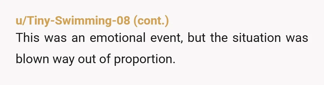 u/Efficient_Tea_4843 NTA but I'm going to respond to the bigger alarm bell for me here. You're clearly aware your dad's behaviour is not ok, so I'm not going to dedicate...