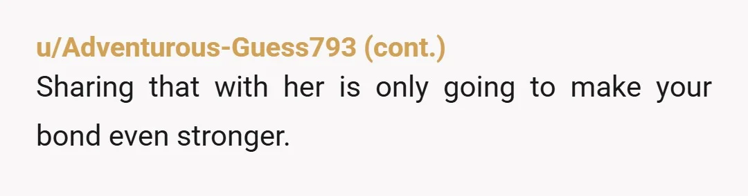 u/Miith68
Now tell her everything and go LC with them all.
She is your family, not them