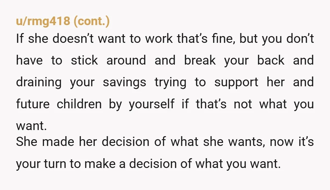 u/picsyoumustsee I would see what it would cost to do daycare and then make a decision after that. If you are in HCOL area it could very easily be 3k...