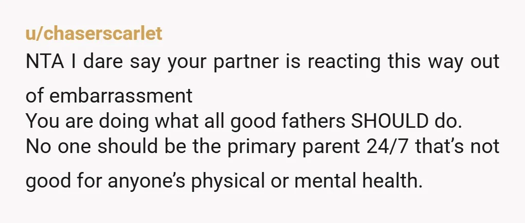 u/perfidious_snatch NTA! Welcome to mum guilt - it’s a hell of a thing. She’s likely feeling guilty or like a failure because mums “always wake to their babies cries” or...