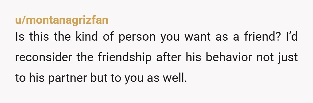 u/Tramp876 NTA! Sometimes the truth hurts but still needs to be recognized. Your words might have hurt him but they were truthful. Hopefully he learns from his mistakes with his...