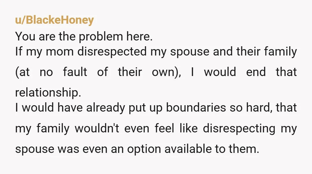 u/Kat092620
What’s your plan when you have kids? No contact with mom? You being neutral at some point is going to be an issue