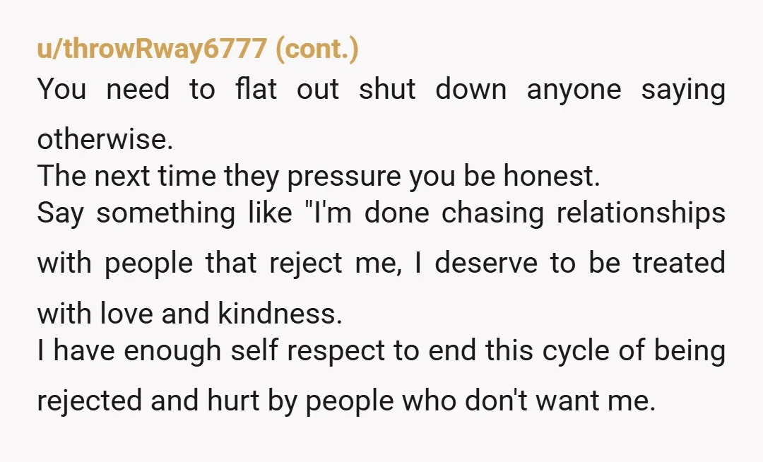 u/Arisia118 To me it sounds like your parents are using you to try to bridge the hostilities between the kids. Something about the way this relationship started must have been...