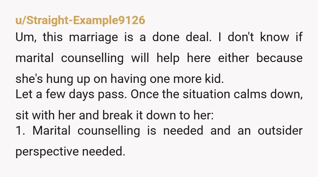 u/gmanose
Get a vasectomy before she “forgets” to take her birth control