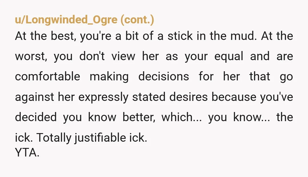 u/gmabcd It’s not your job to educate her or decide what is the right learning way for her. She is an adult. She can decide for herself. I know you...