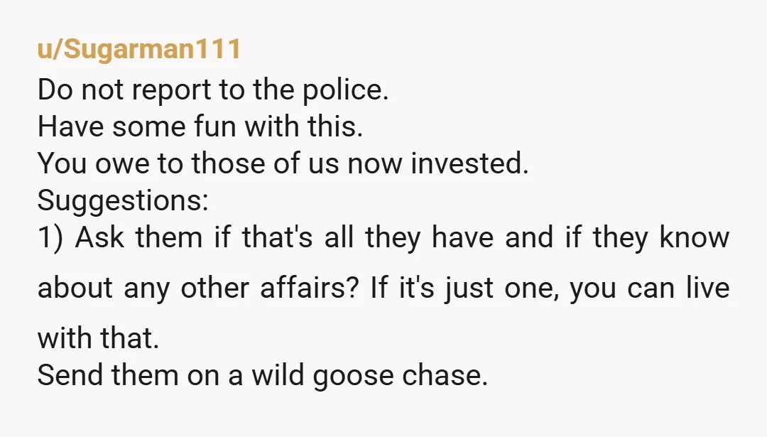 u/vandyke_browne I would go to the police and report the black mail. Especially since it’s like to be someone who works for you.
