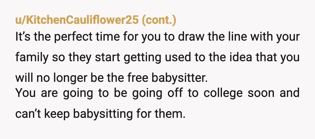 u/bonniemick
Stop entertaining these people and their arguments with you.
Just plan and go.
You can hang up or ignore your aunts or whoever regarding this topic.
