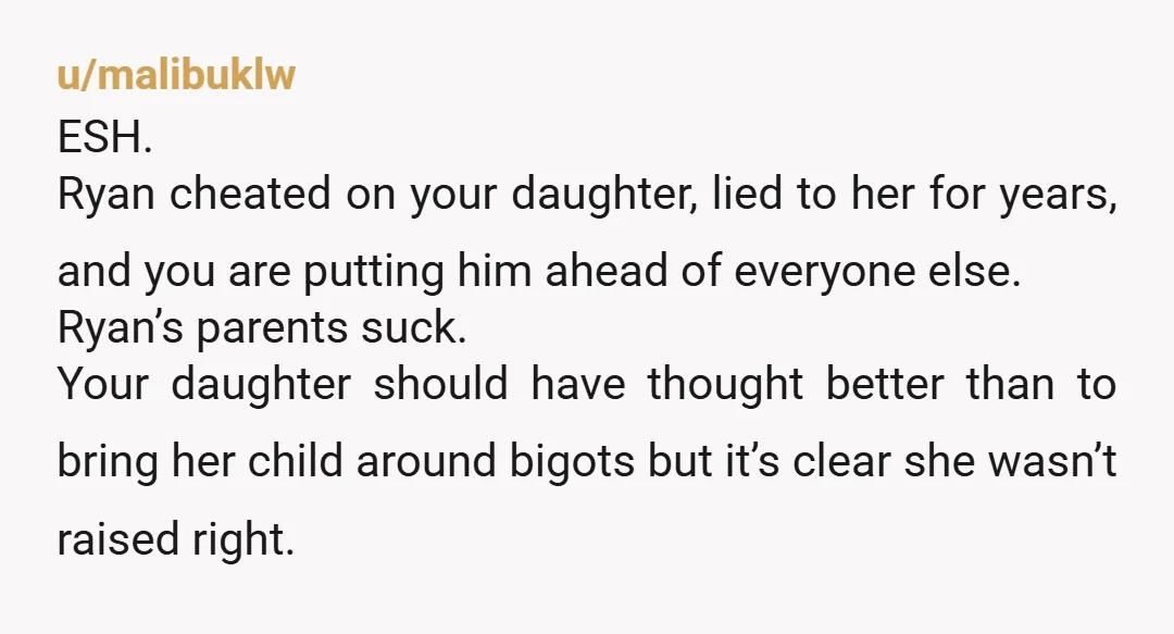 u/Celestial_Duckie NTA. If she felt that fostering a positive relationship between her kid and ex-in-laws was a good idea, she should have been upfront about it. Instead, she knew it...