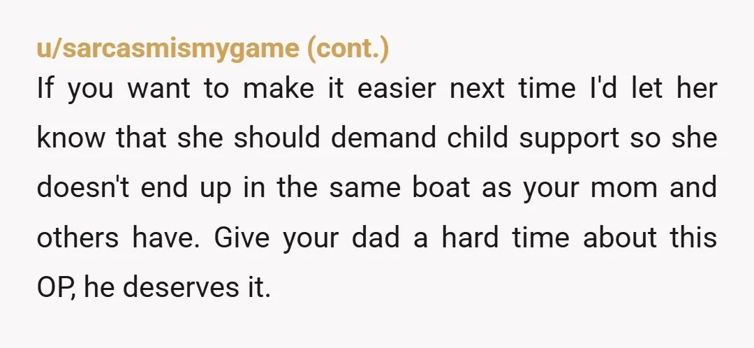 u/cx4444
Nta. Sounds like his new gf is also 18 though.