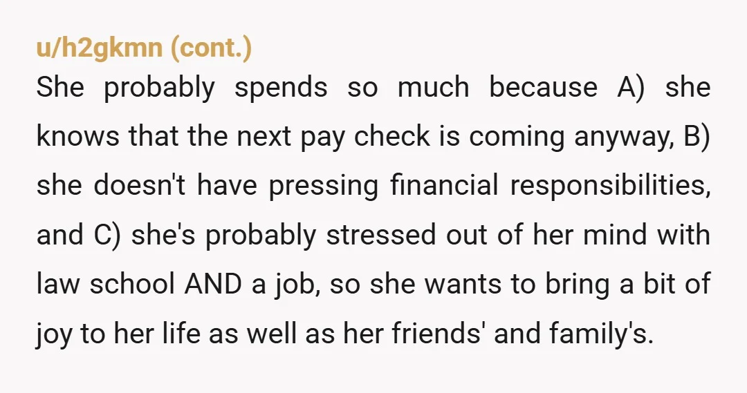 u/brutalbuddha73 Dude, you aren't handling it well. My wife is a doctor, I earned WAY more than she did as a med student (think $150k plus 20 years ago). I...