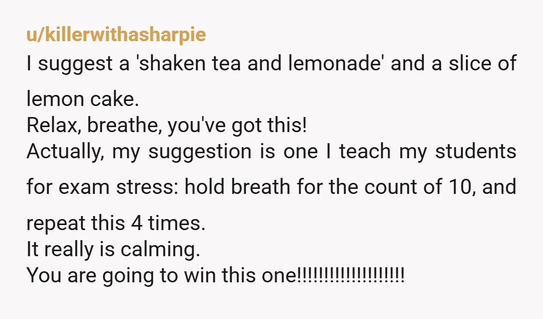 u/a-world-of-no
Sending you all the strength and good thoughts! You have so many people cheering you on!