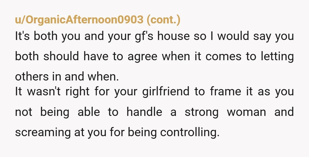 u/Overall_Low_9448
NTA. It sounds like your gf is trying to pick fights with you