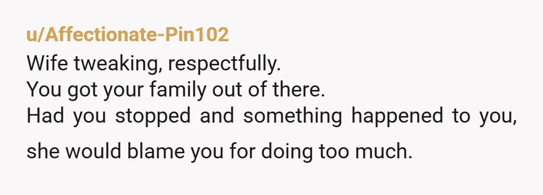 u/Adorable_Strength319 Report the accident. If you have dash cam footage, give your info to turn that over later. That's your responsibility. Unless you are in a relevant medical field to...