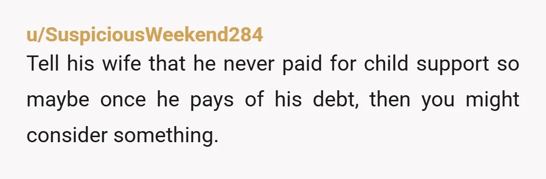 u/lillylightening Your Dad sounds like a user. Like many people have said in this thread, there is a strong likelihood that he has spun his lack of relationship with you...