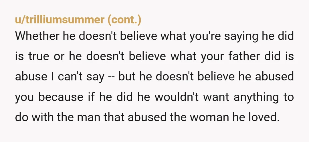 u/Moonlight_Charm
Stop and watch girl: this will be the rest of your life.
No matter what do you want or no, he will not care at all.