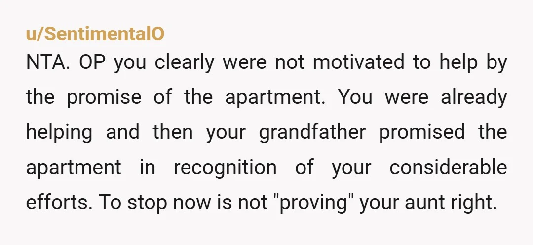 u/teresajs NTA If you're in the US, you might want to contact the local police to report the property transfer as possible financial exploitation of an elderly person.  Your grandfather's...