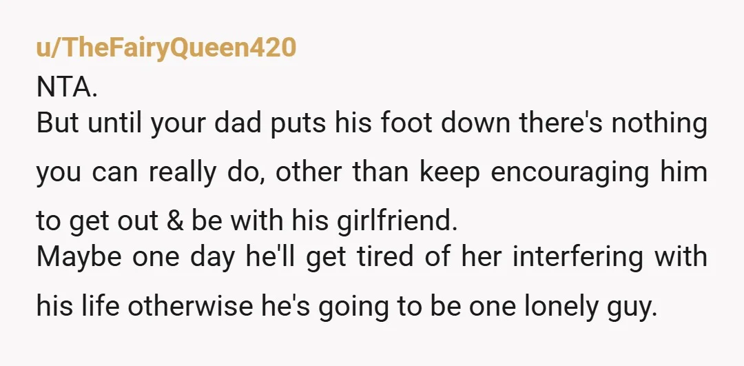 u/Royal-Carob Your sister hasn’t processes her grief in a normal way. She is living in a mind set that if everyone moves on with their lives your mom will be...