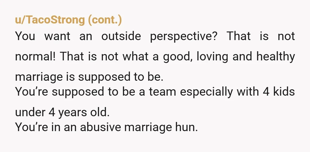 u/Silver-Eye4569 This is abusive and cruel. No one should teach their spouse this way. I also don’t believe he thinks you bad mother, he is just being cruel. If he...