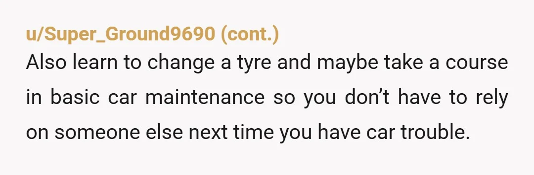 u/PipeLeading5151 I think the consensus is to ditch the fella. Personally, my partner would be mad if I got a flat tire around the corner from home and didn’t call...