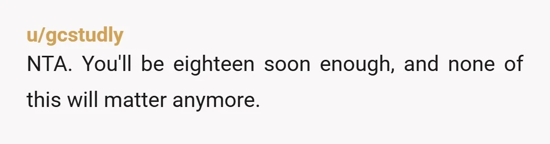 u/PinkPencils22 She wants an apology for what? Telling her the truth? She's the one who made bad choices, becoming just the latest baby momma to your feckless dad. Ignore her....