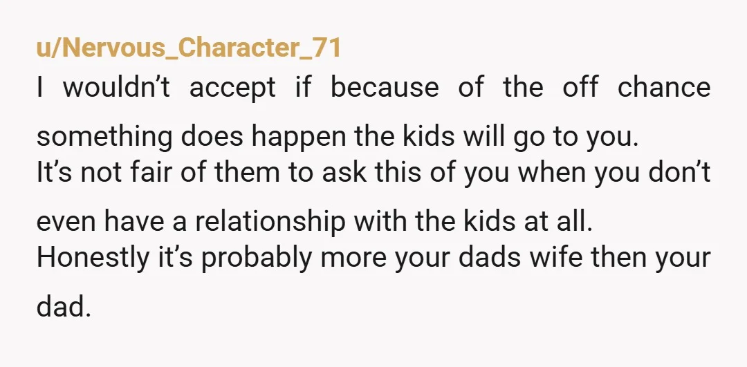 u/jeandoe2012 this is unbelievable. When did things get so screwed up? My dad raised 11 kids. NONE not one of us depended on him or Mom for babysitting. He always...