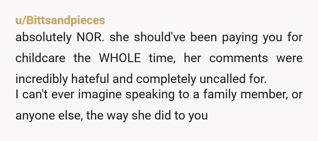 u/Flower_Jewel1373
Those aren’t your children and therefore not your responsibility she made them she has to care for them