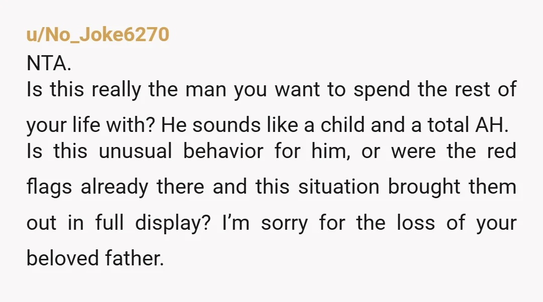 u/Pomegranate2551 🚩🚩Trying to isolate a partner from their family, infantilizing them, and then playing the victim card is like all the opposite of a healthy relationship. NTA but please don’t...