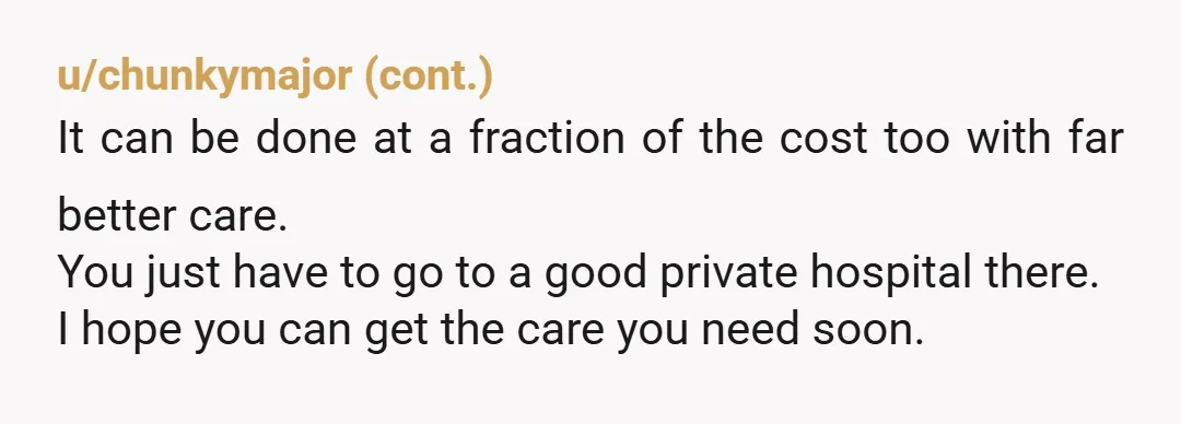 u/MotherOfTheFog As one of the poors in the US with various mental and physical problems not getting proper medical care is a fear that keeps me up at night. Due...